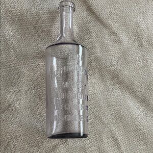 Embossed Glass Bottle California Olive Oil
